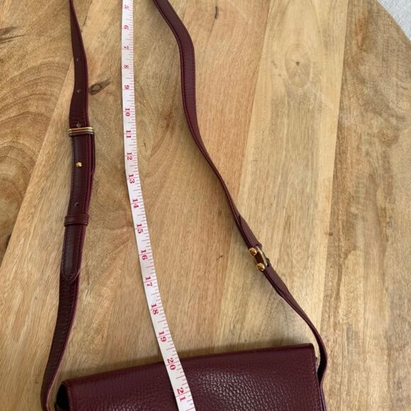 Cartier Burgendy Leather Cross Body Bag - Picture 14 of 14